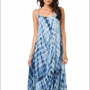 Billabong blue tie-dye maxi dress